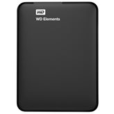 Tvrdi disk vanjski 1000.0 GB WESTERN DIGITAL Elements Portable WDBUZG0010BBK, USB 3.0, 2.5", crni