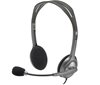 Slušalice LOGITECH H110, srebrne