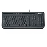 Tipkovnica MICROSOFT Wired Keyboard 600, crna, USB