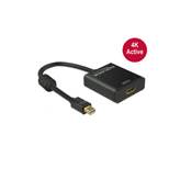 Adapter DELOCK, mini DisplayPort (M) na HDMI (Ž), 4K, crni