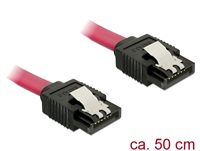 Kabel DELOCK, interni SATA, 6Gb/s, 50cm, crveni