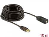 Kabel DELOCK, USB 2.0, USB-A (M) na USB-A (Ž), produžni, 10m