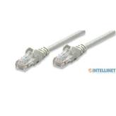 Kabel Intellinet, patch CAT5e, U/UTP, sivi, 1.0m