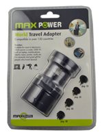 Putni adapter MAXPOWER WP-3UT, crni