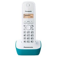 Telefon PANASONIC KX-TG1611FXC, bežični, bijelo-plavi