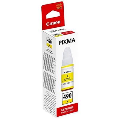 Tinta CANON GI-490Y, žuta, za Pixma G1400/2400/3400