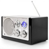 Radio prijemnik DENVER TR-61, Retro dizajn, crna