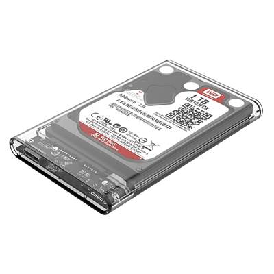 Eksterno kućište ORICO 2.5" SATA HDD/SSD, tool free, prozirno, USB 3.0