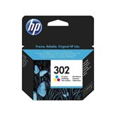 Tinta za HP DeskJet br. 302, 1110/2130/3630/3636 All-in-One, boja, (F6U65AE)