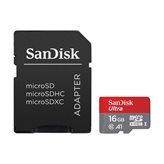 Memorijska kartica SANDISK, Micro SDHC Ultra Android, 16GB, SDSQUAR-016G-GN6MA, class 10 UHS-I + SD Adapter + Memory Zone Android App
