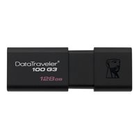 Memorija USB 3.0 FLASH DRIVE 128 GB KINGSTON DT 100 G3, DT100G3/128GB, crni