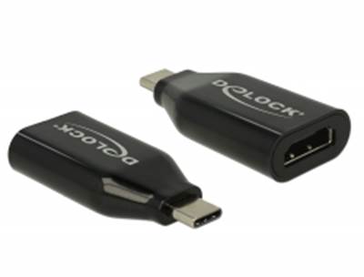 Adapter DELOCK, USB Type-C (M) na HDMI (Ž) Alt način rada, 4K 60Hz, crni