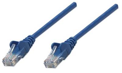Kabel INTELLINET, patch CAT5e, U/UTP, plavi, 1.5m