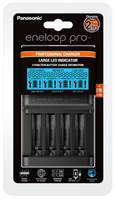 Punjač baterija PANASONIC Eneloop Smart BQCC65E, brzi, 4 mjesta za punjenje, LCD ekran, USB