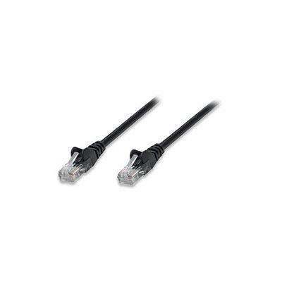 Kabel INTELLINET, patch CAT5e, U/UTP, crni, 0.5m