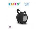 Zvučnik iDANCE Cuty Mačak, 10W, USB, Bluetooth, crni 