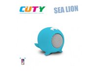 Zvučnik iDANCE Cuty Morski Lav, 10W, USB, Bluetooth, plavi
