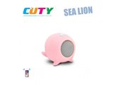 Zvučnik iDANCE Cuty Morski Lav, 10W, USB, Bluetooth, rozi