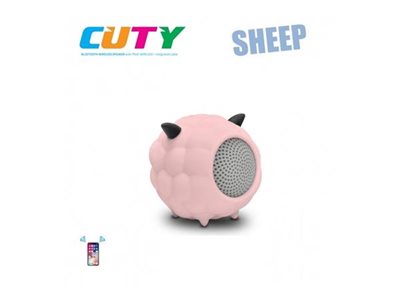 Zvučnik iDANCE Cuty Ovca, 10W, USB, Bluetooth, rozi