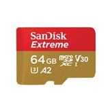Memorijska kartica SANDISK, micro SDXC Extreme, 64 GB, SDSQXA2-064G-GN6MA, class 10, V30 UHS-I, 160MB/s + SD Adapter + Rescue Pro Deluxe