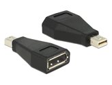 Adapter DELOCK, mini DisplayPort (M) na DisplayPort (Ž)