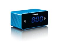 Radio budilica LENCO CR-520, plava