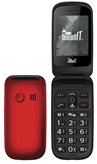 Mobitel MEANIT Senior Flip 1, Dual SIM, crveni