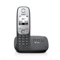 Telefon GIGASET A415A, bežični, sekretarica, 100 brojeva, crni