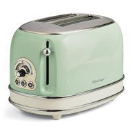 Toster ARIETE Vintage Toaster 155/14, 2 slice, zeleni