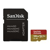 Memorijska kartica SANDISK, Micro SDXC Extreme, 128GB, SDSQXA1-128G-GN6AA, class 10 UHS-I + SD Adapter
