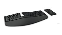 Tipkovnica MICROSOFT Sculpt Ergonomic keyboard for Business, bežična, USB, crna