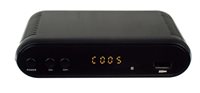 TV tuner SYNERGY T-202, DVB-T2 HEVC265, SCART, LAN, HDMI, zemaljski, crni