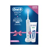 Električna čektica ORAL-B D100+ORAL-B PRO 75ML zubna pasta gratis