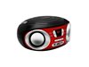 Radio prijemnik MANTA Chilly PREMIUM MM9210BT, Boombox, Bluetooth, USB, crno-crveni