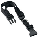 Ogrlica za pse FERPLAST Club, crna, 70cm