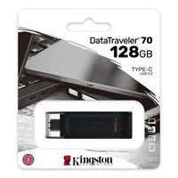 Memorija USB 3.2 Type-C FLASH DRIVE,128 GB,  KINGSTON DT70/128GB, crni
