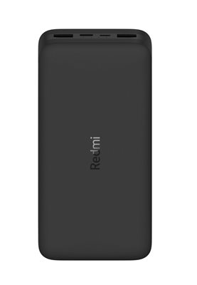 Mobilni USB punjač XIAOMI Redmi 18W PowerBank, 20000 mAh, crni