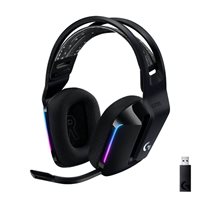 Slušalice LOGITECH Gaming G733 Lightspeed, RGB, bežićne, crne