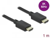 Kabel DELOCK, HDMI A (M) na HDMI A (M), High Speed sa Ethernet 8K 60Hz, 1m