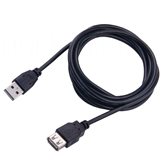 Kabel SBOX, USB (M) na USB (Ž), 2 m, crni