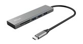 Docking station TRUST Halyx Fast, USB-C na 3x USB 3.1, Card Reader, za prijenosno računalo