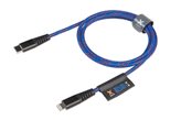 Kabel XTORM Solid Blue, USB-C (M) na Lightning (M), 1m, plavi
