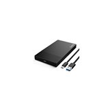 Eksterno kućište ORICO 2.5" SATA HDD/SSD, tool free, USB-C, crno