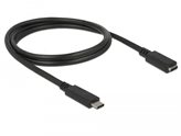 Kabel DELOCK, USB-C 3.1 (M) na USB-C 3.1 (Ž), 1m, crni