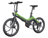 Električni bicikl MS ENERGY e-bike i10, kotači 20", zeleno/crni