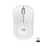 Miš LOGITECH M220 Silent, optički, bežični, bijeli USB