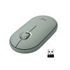 Miš LOGITECH M350 Pebble, optički, bežični, zeleni, USB