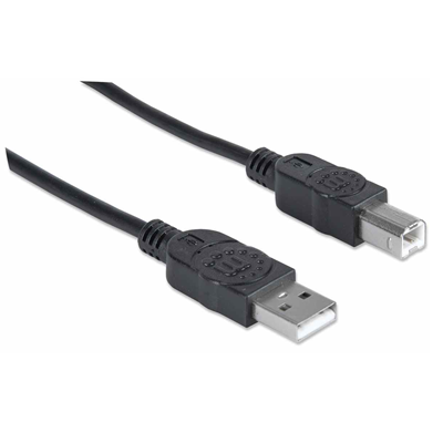 Kabel MANHATTAN, USB 2.0, USB-A (M) na USB-B (M), 3.0m (za printer)