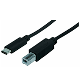 Kabel MANHATTAN, USB 2.0, USB-C (M) na USB-B (M), 2.0m