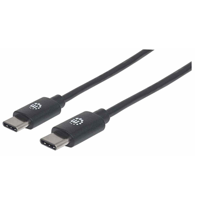Kabel MANHATTAN, USB 2.0, USB-C (M) na USB-C (M), 0.5m
